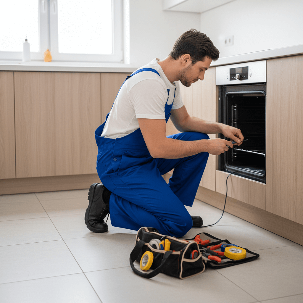 Elektrischer Anschluss eines Backofens